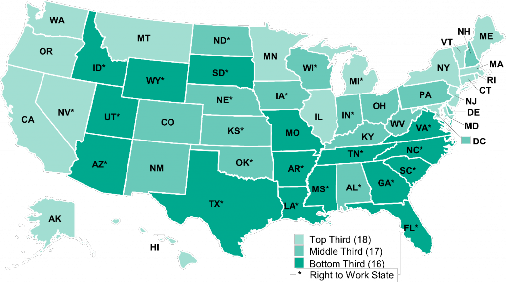 map 1 - Women in the States